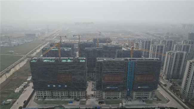谈球吧官网瑞璟·云府项目房地产开辟项目21号楼喜封金顶(图1)